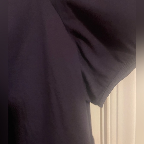 Theory women’s puff sleeve blouse size large- color deep plum - Picture 7 of 8